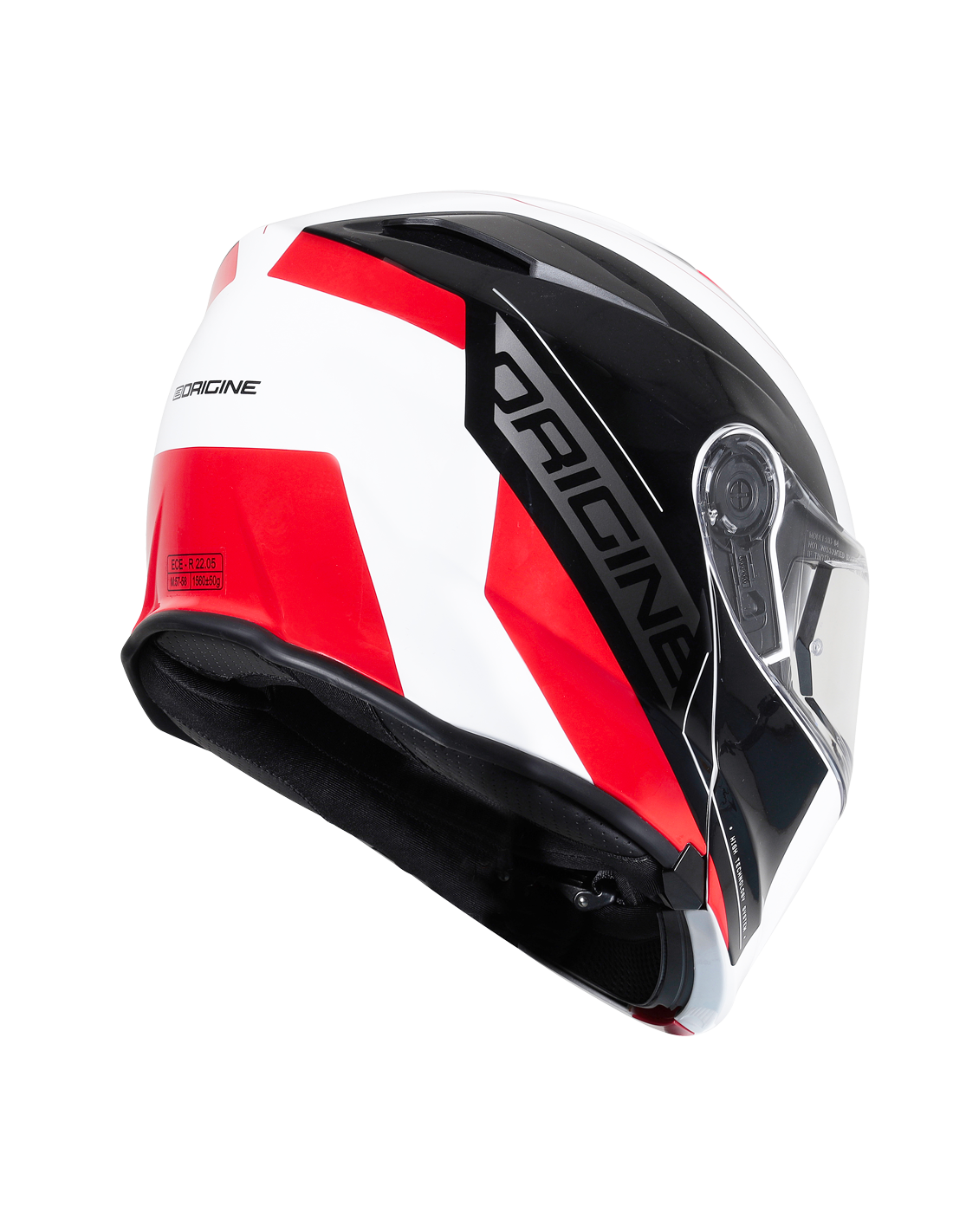 Origine Delta BT, Casco Modulare Doppia Visiera Con Bluetooth - SPIKE RED WHITE