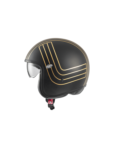 Premier, Vintage Casco Jet In Fibra Di Carbonio, Dyneema e Aramidica - EX GOLD CHROMED BM