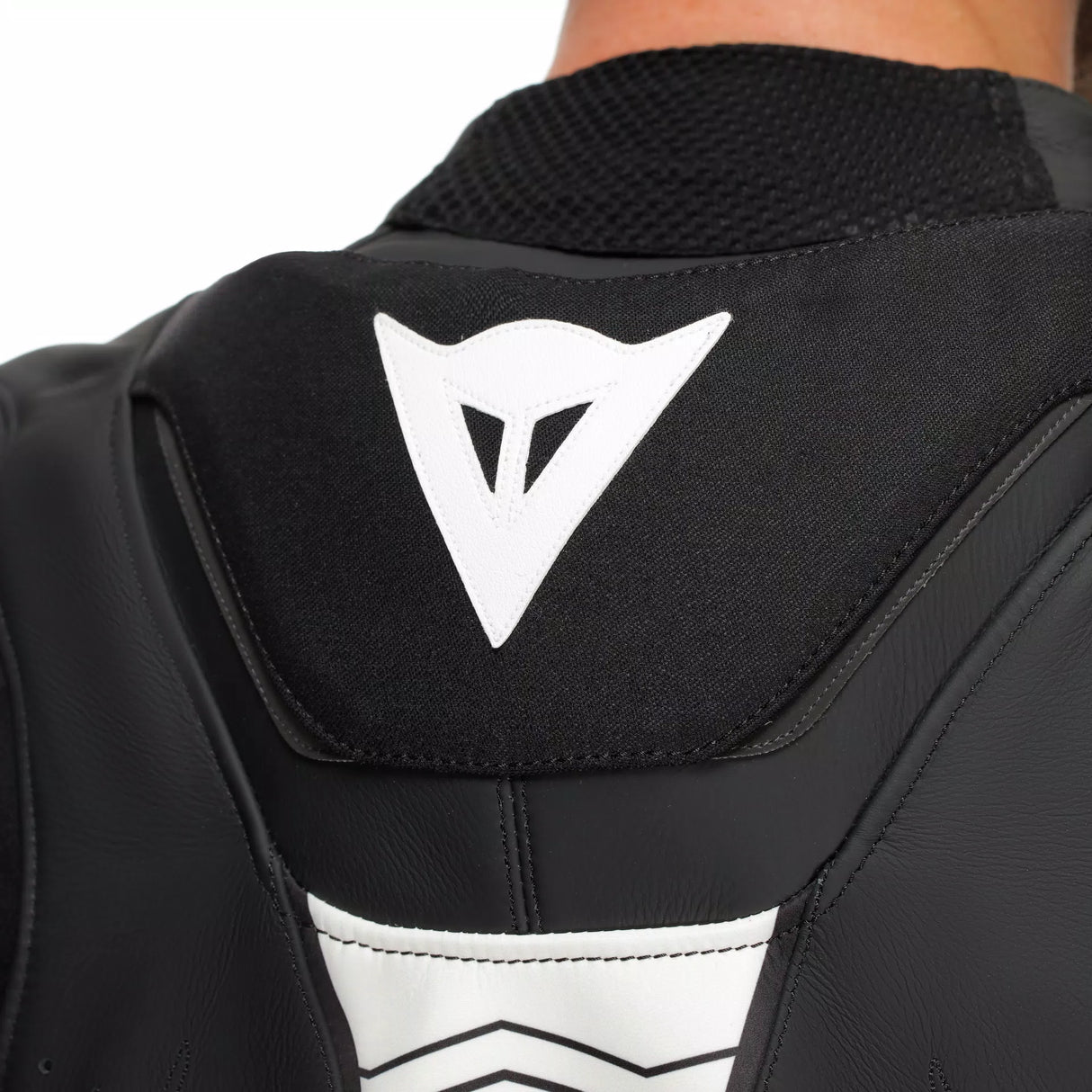 Dainese Super Speed 4 – Giacca Moto in Pelle Traforata Uomo Black-Matt/White