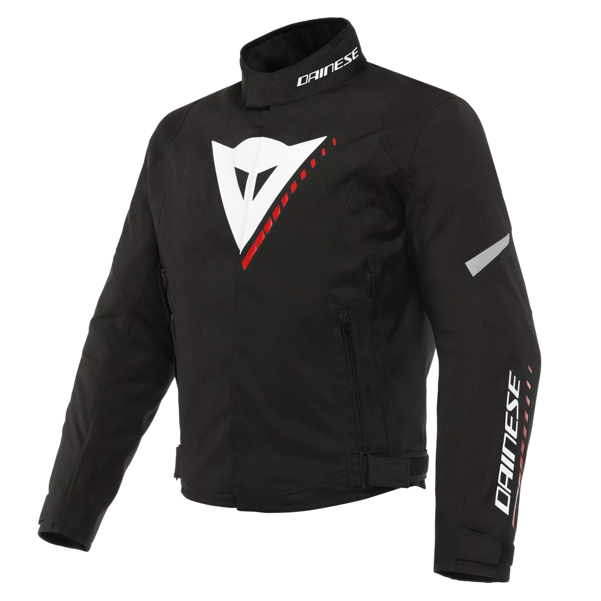 Dainese Veloce D-Dry – Giacca Moto Impermeabile Black/White/Lava Red