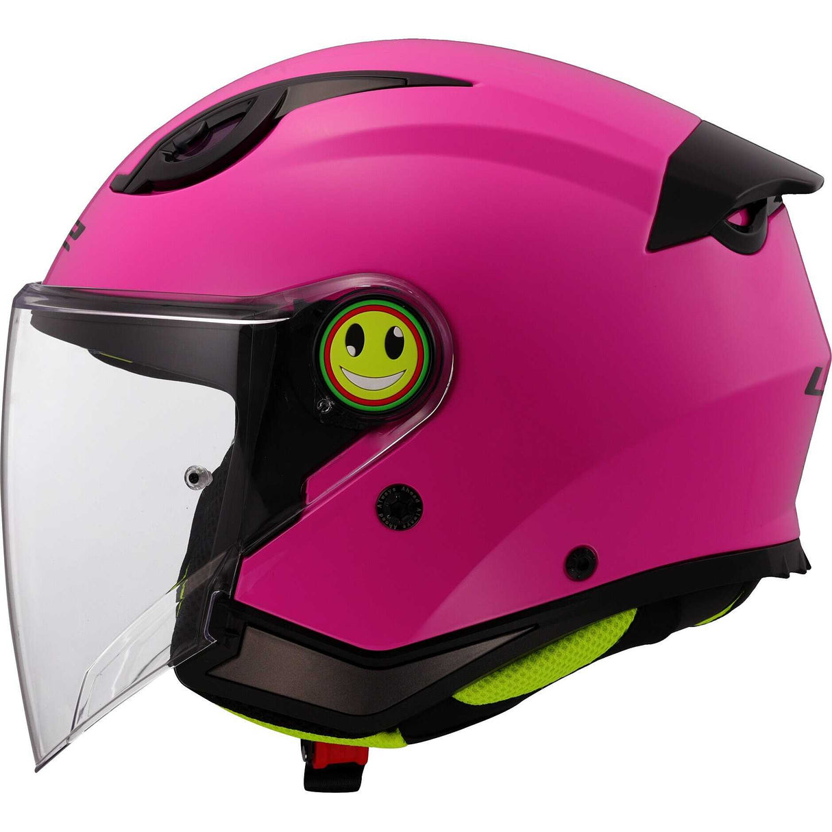 Casco aperto bambino LS2 OF622 FUNNY II SOLID PINK in KPA leggero ECE 22.06