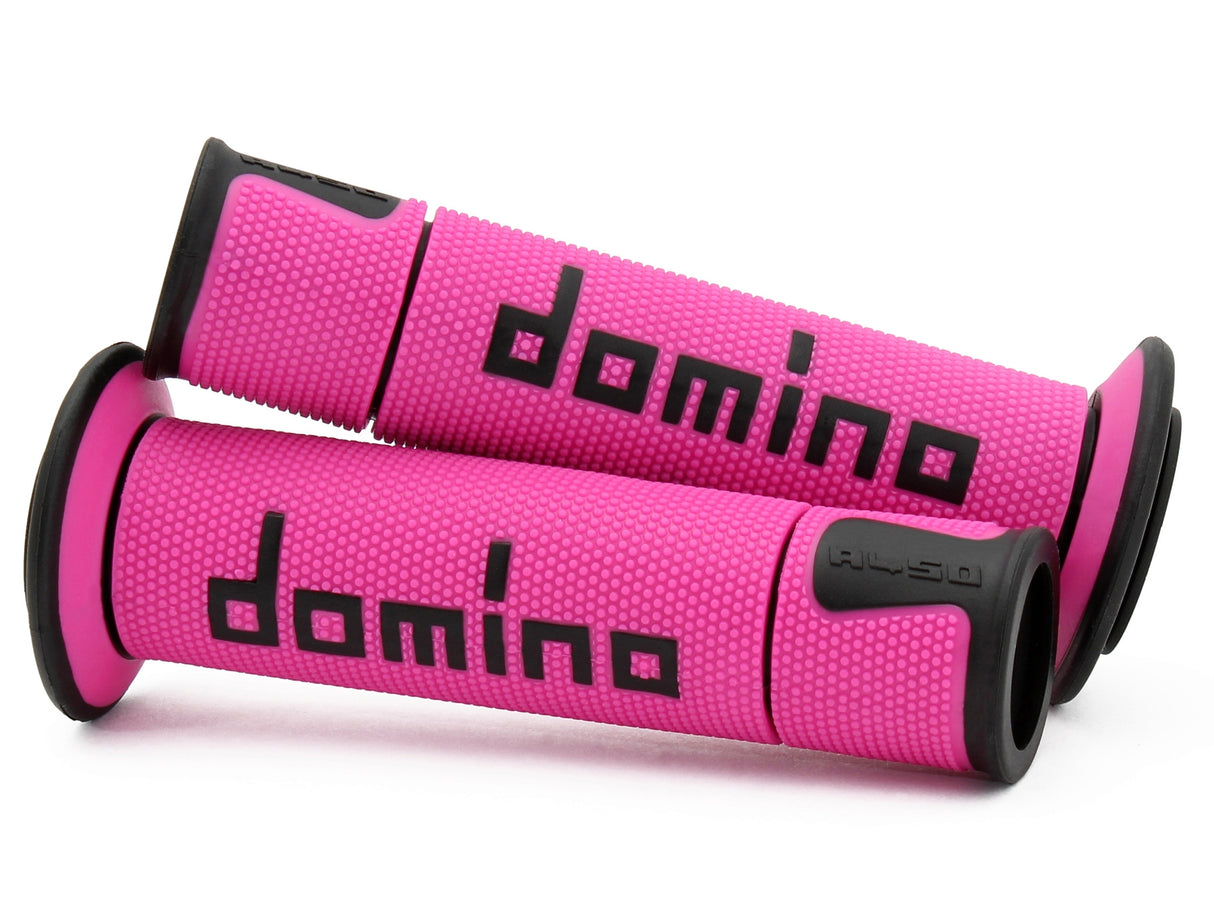 DOMINO COPPIA MANOPOLE FUCSIA/NERO RACING