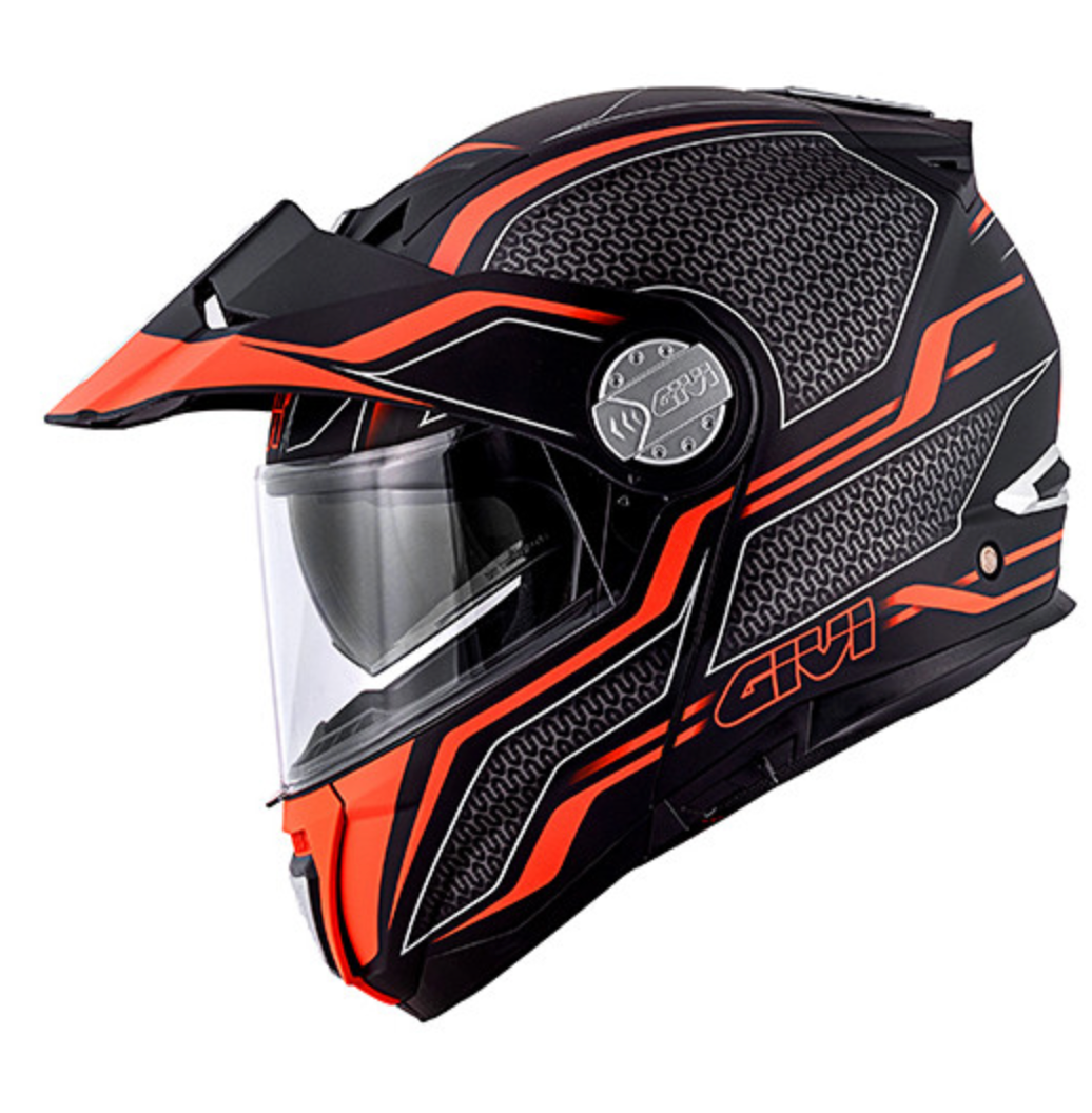 Givi X.33 Layers Matt Black/Orange Casco Modulare