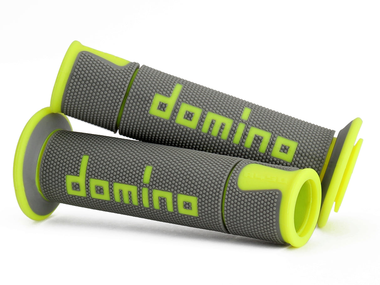 DOMINO COPPIA MANOPOLE GRIGIO/GIALLO FLUO F