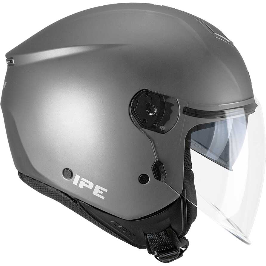 Casco jet Doppia Visiera CGM 126A IPE MONO Antracite satinato