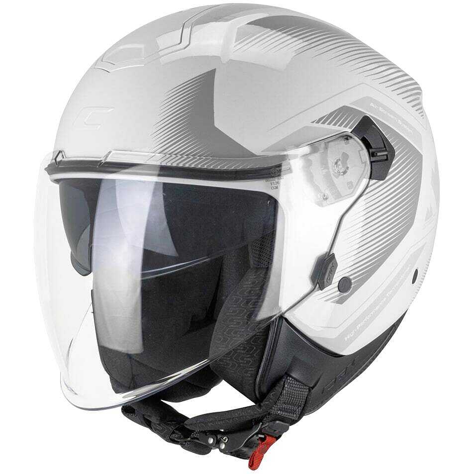Casco jet Doppia Visiera CGM 126G IPE CITY Bigio Grigio