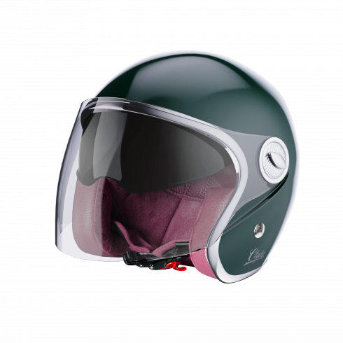 Casco Jet vintage Stormer Clyde ECE 22.06 ENGLISH GREEN GLOSSY