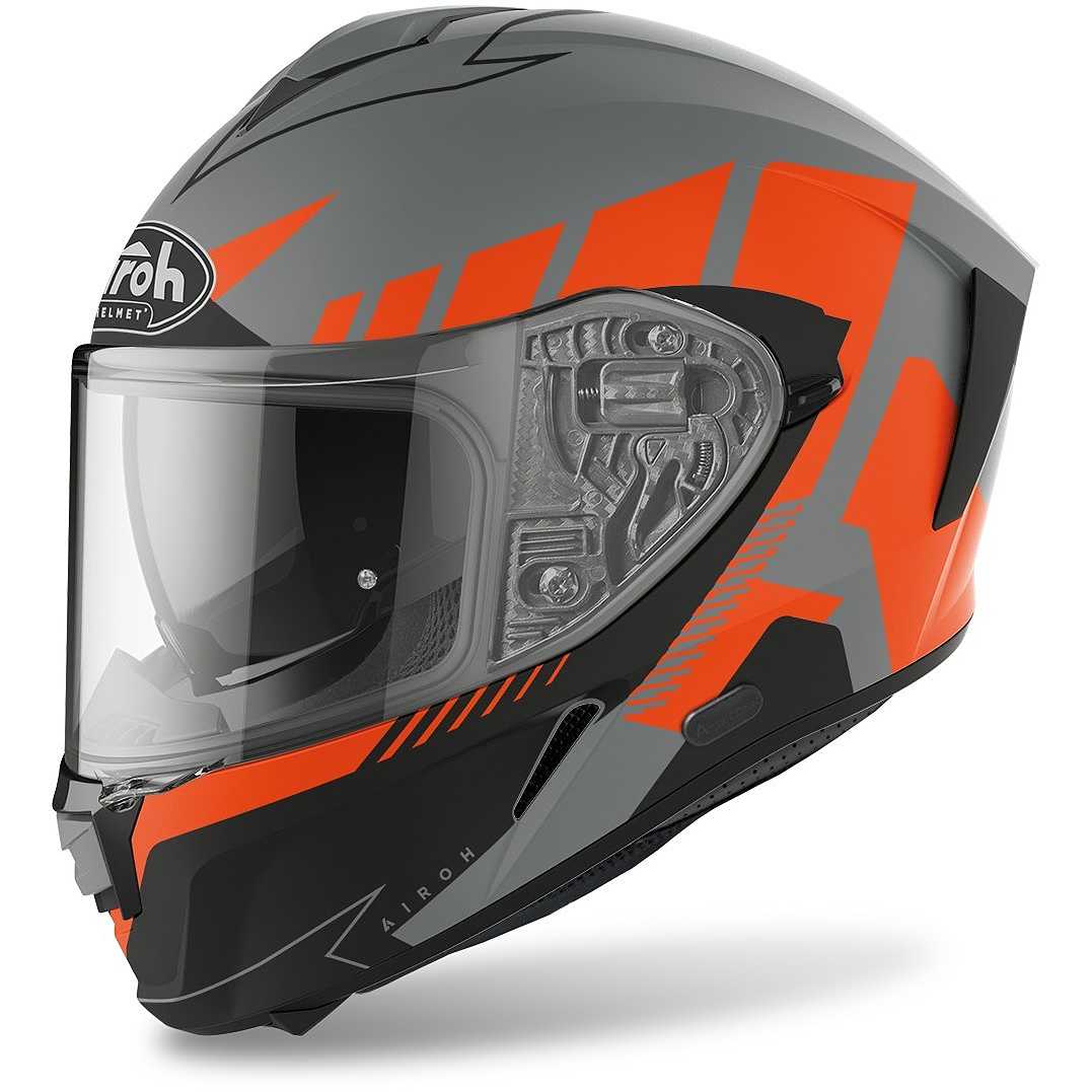 Airoh Spark – Casco Integrale Moto RISE ORANGE MATT