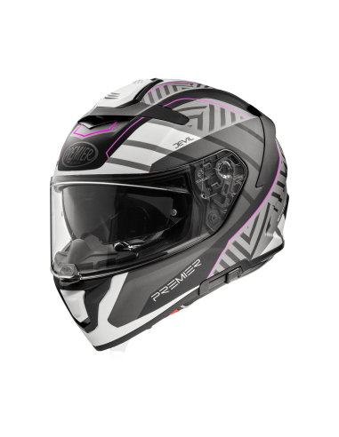 Premier DEVIL Casco Integrale in carbonio Con Visierino Parasole - SZ 18 BM