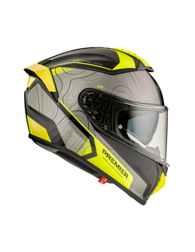 Premier EVOLUZIONE Casco Integrale in fibra Con Visiera Parasole - DKY