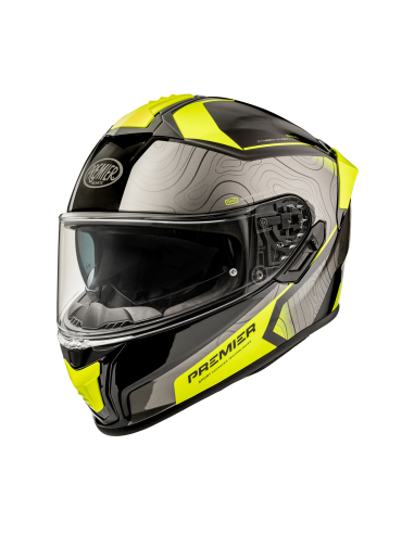 Premier EVOLUZIONE Casco Integrale in fibra Con Visiera Parasole - DKY