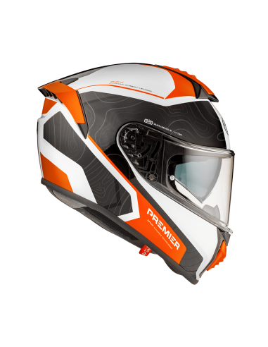 Premier EVOLUZIONE Casco Integrale in fibra Con Visiera Parasole - DK 93