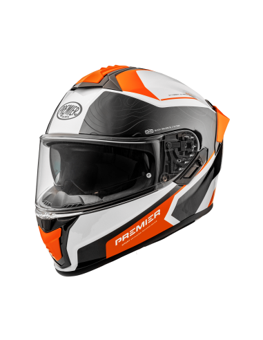 Premier EVOLUZIONE Casco Integrale in fibra Con Visiera Parasole - DK 93