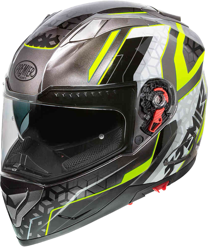 Premier VYRUS Casco Integrale Con Visierino Parasole - EM Y 17