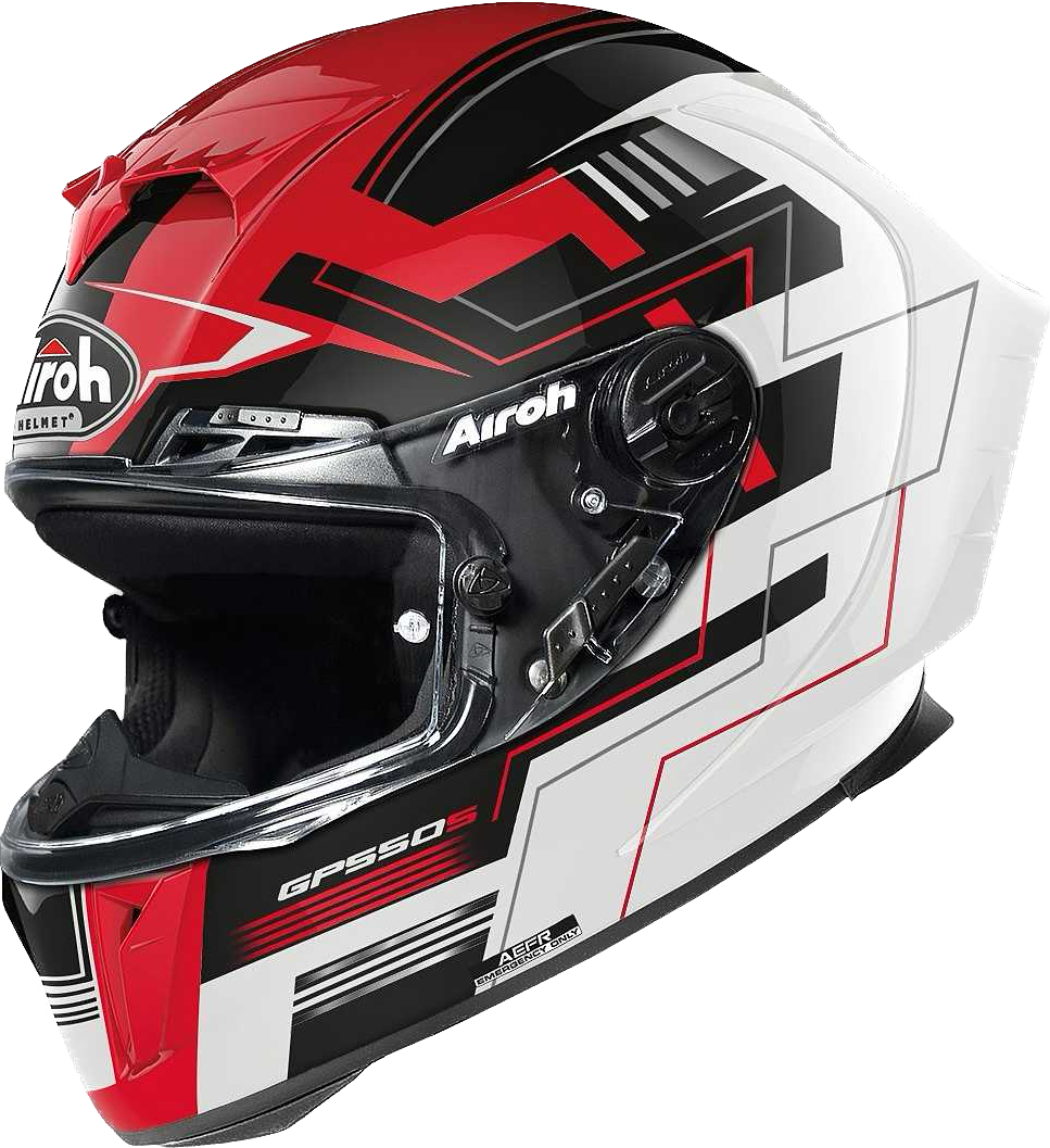 AIROH GP 550 S CHALLENGE RED GLOSS