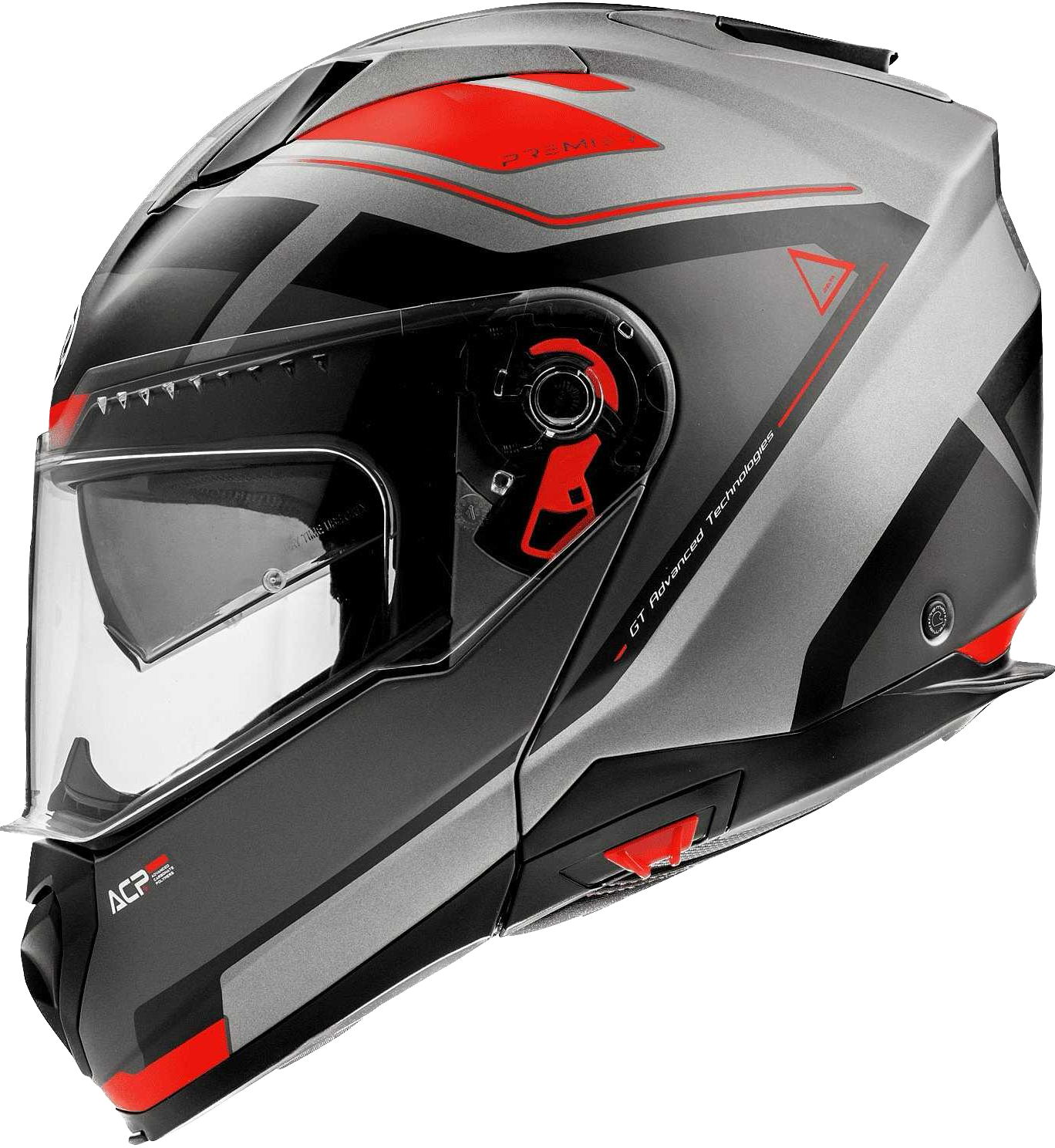 Premier DELTA EVO Casco Modulare Con Visierino Parasole e Doppia Omologazione P/J - AS 17 BM