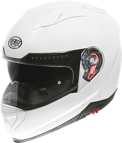 Premier DELTA Casco Modulare Con Visierino Parasole - BIANCO LUCIDO