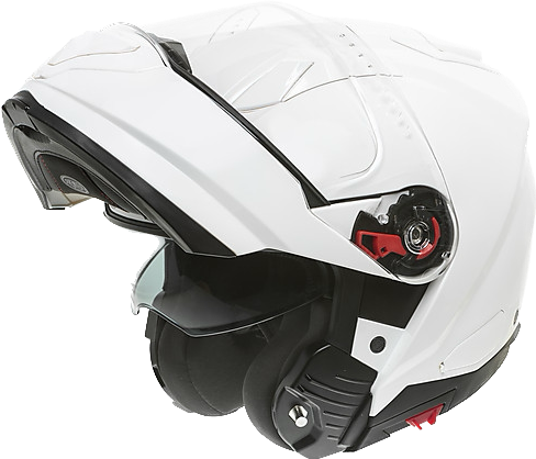 Premier DELTA Casco Modulare Con Visierino Parasole - BIANCO LUCIDO