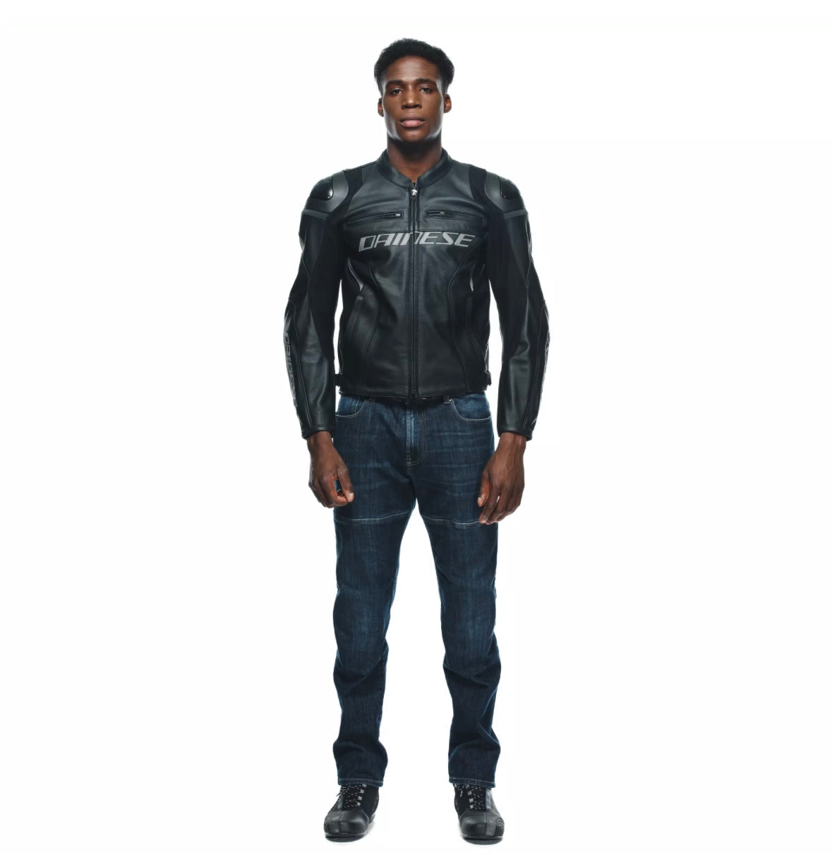 DAINESE RACING 4 GIACCA PELLE UOMO BLACK