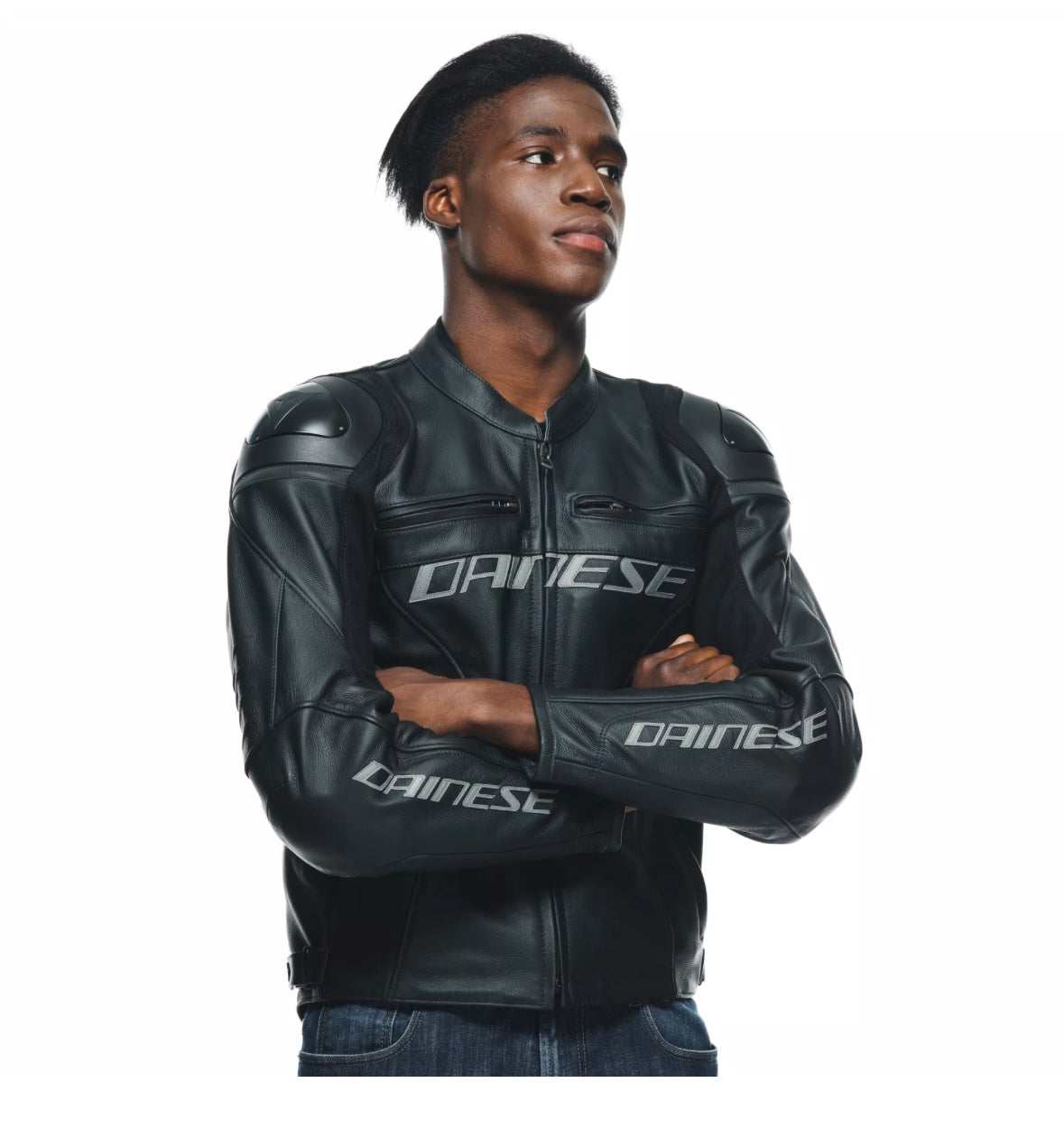 DAINESE RACING 4 GIACCA PELLE UOMO BLACK