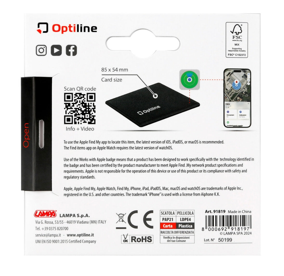 Opti Tracker art. 91819 85x54