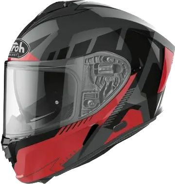 Airoh SPARK Casco Integrale Con Visierino Parasole -RISE RED GLOSS
