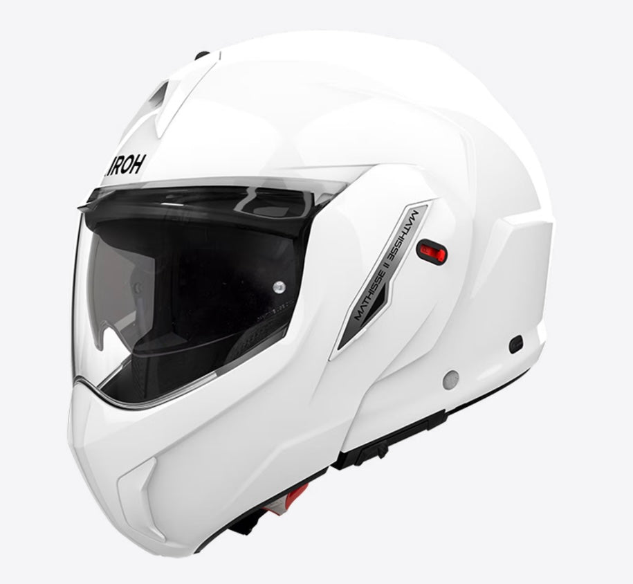 Casco modulare apribile a 360° Airoh Mathisse II GLOSS WHITE