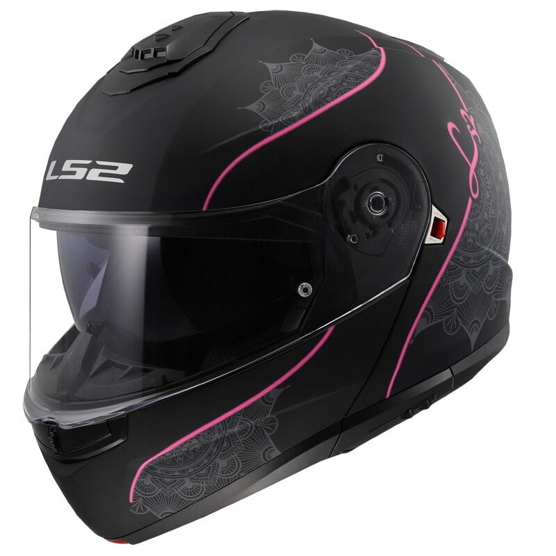 LS2 FF908 Strobe II – Casco Modulare Moto Omologato ECE 22.06 LUX M.BLACK PINK-06