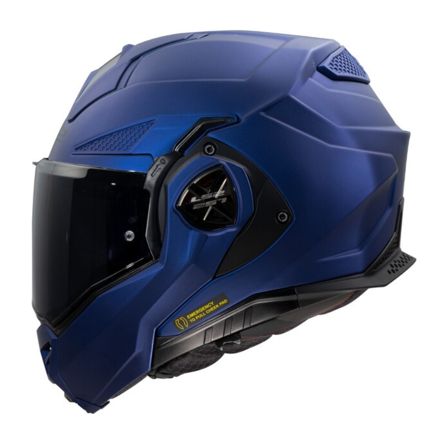 LS2 FF901 Advant X – Casco Ribaltabile Moto Doppia Omologazione ECE 22.06 SOLID NAVY BLUE-06