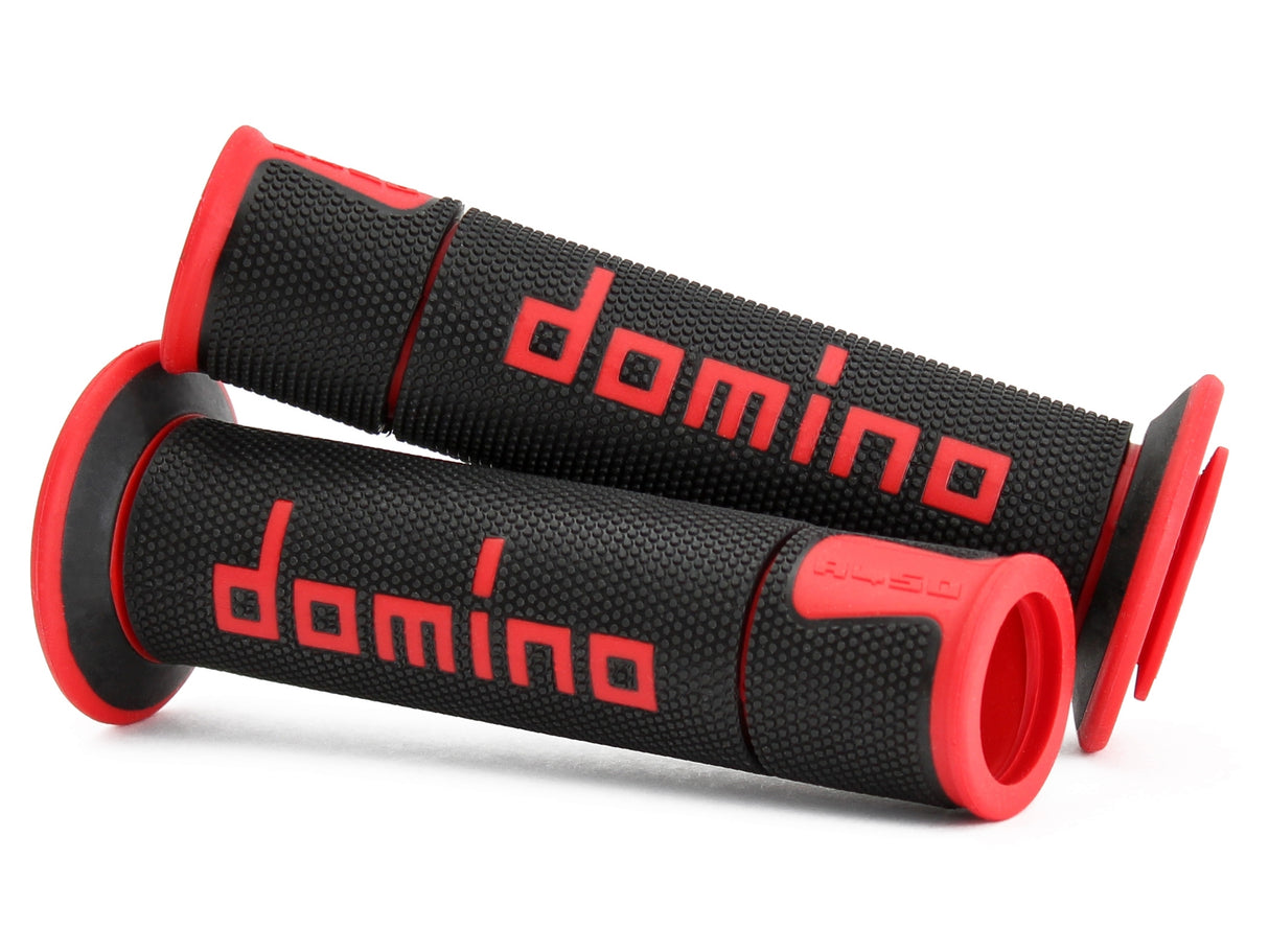 DOMINO COPPIA MANOPOLE NERO/ROSSO RACING