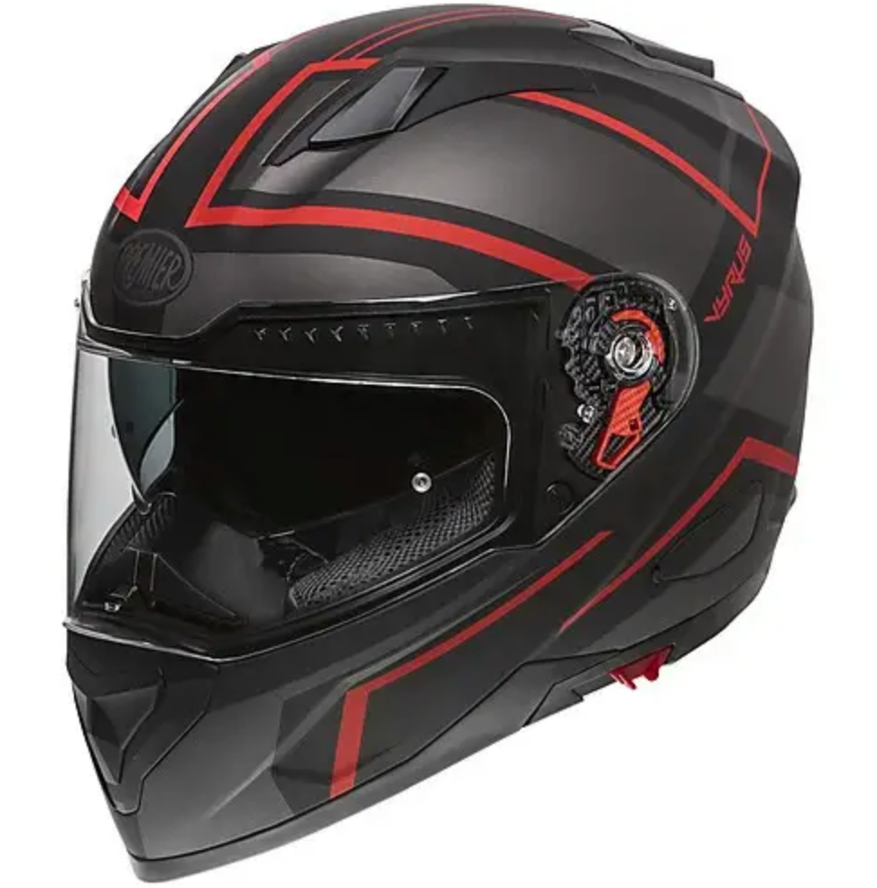 Premier VYRUS, Casco Integrale Con Visierino Parasole - ND92 BM