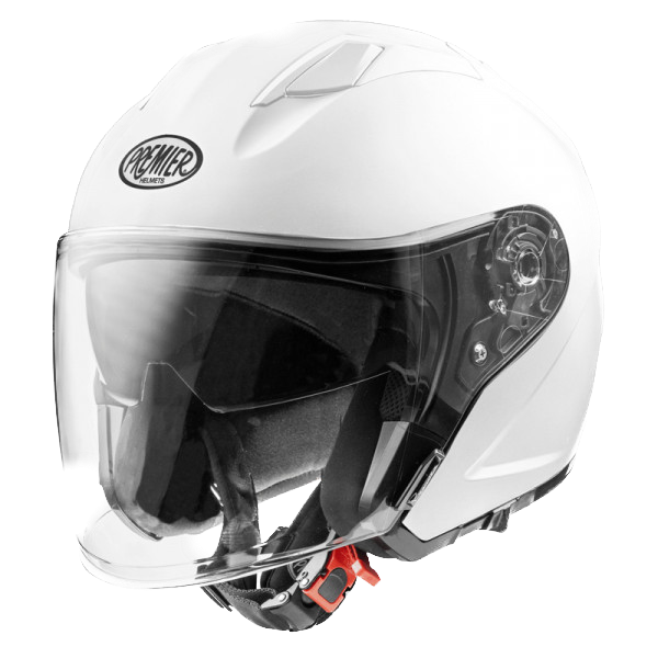 Premier DOKKER, Casco Jet Con Doppia Visiera - U8 BIANCO