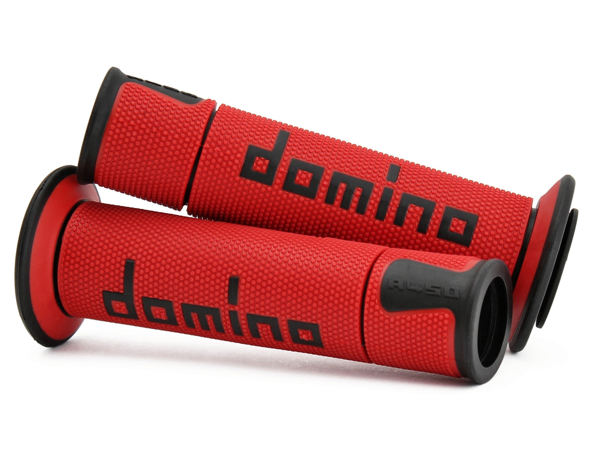 DOMINO COPPIA MANOPOLE ROSSO/NERO RACING