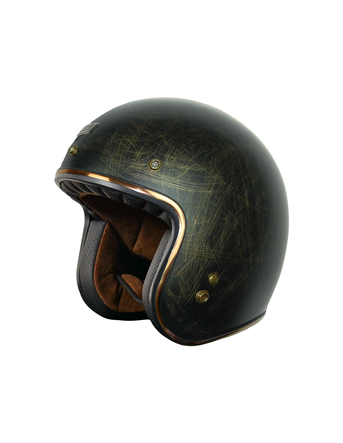 Origine Primo, Casco Jet Vintage - SCACCO BRONZE