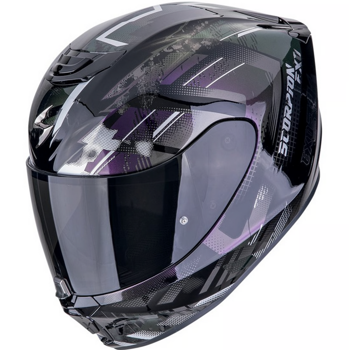 Scorpion EXO-391 Clutter Nero-Camaleon – Casco Integrale ECE 22.06
