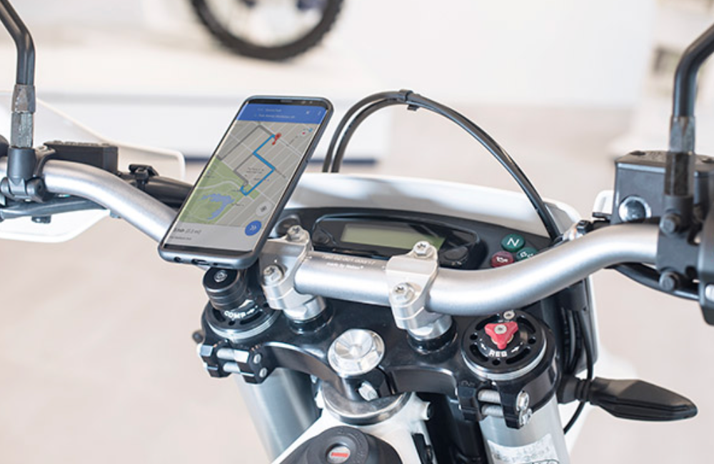 Porta telefono, SP CONNECT MOTO MOUNT PRO - ATTACCO AL MANUBRIO in alluminio