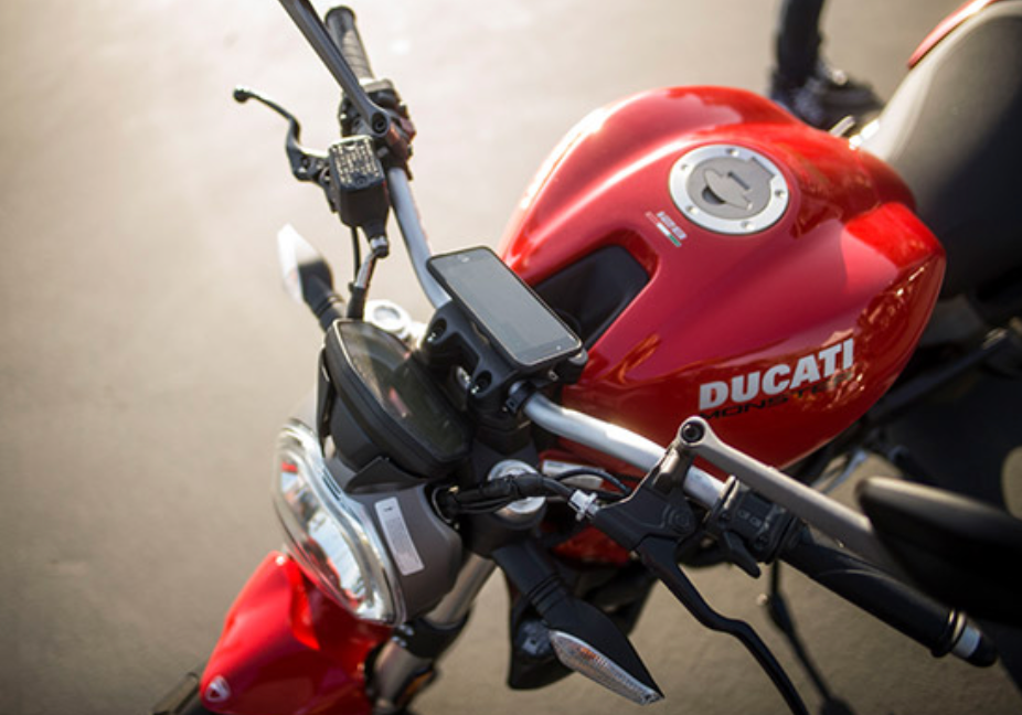 Porta telefono, SP CONNECT MOTO MOUNT PRO - ATTACCO AL MANUBRIO in alluminio