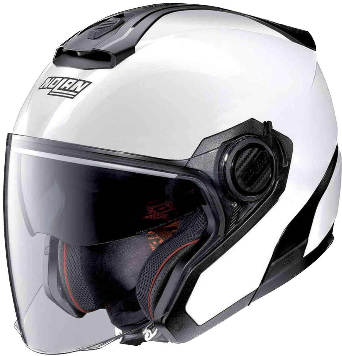 Nolan N40-5 Casco Jet Con Doppia Visiera - PURE WHITE