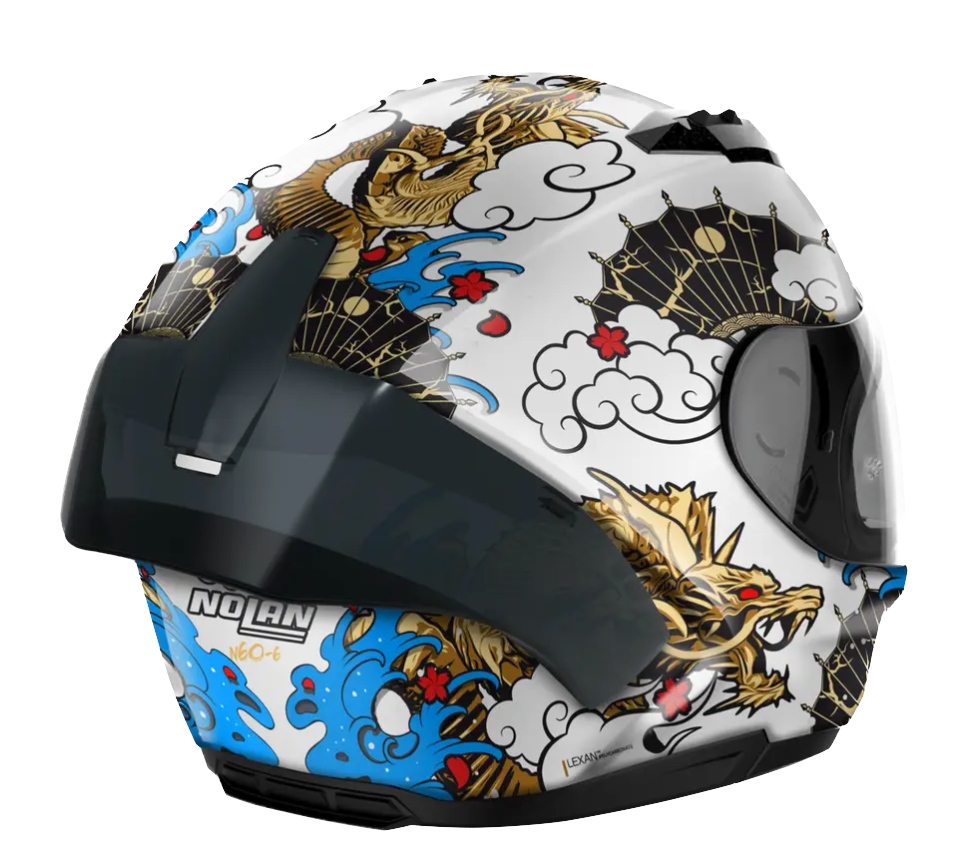 Nolan N60-6 SPORT, Casco Integrale Con Doppia Visiera - METAL WHITE (MULTICOLOUR)