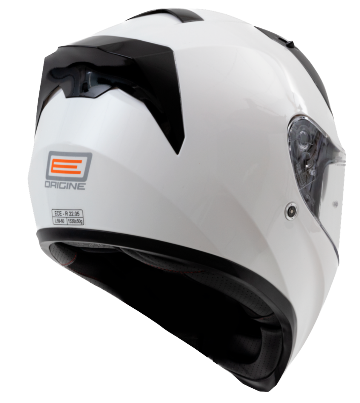 Origine STRADA, Casco Integrale Con Doppia Visiera - BIANCO LUCIDO