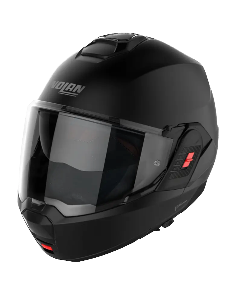 Nolan N120-1, Casco Modulare Con Rotazione Mentoniera - Classic N-Com FLAT BLACK