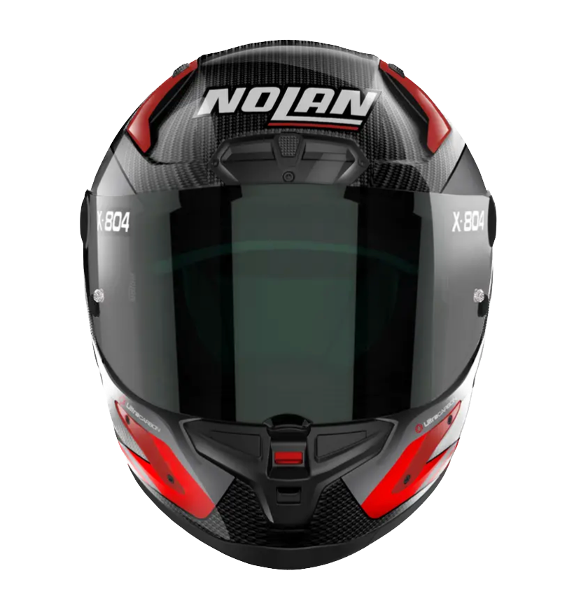 Nolan X-804 RS ULTRA CARBON RED HOT LAP
