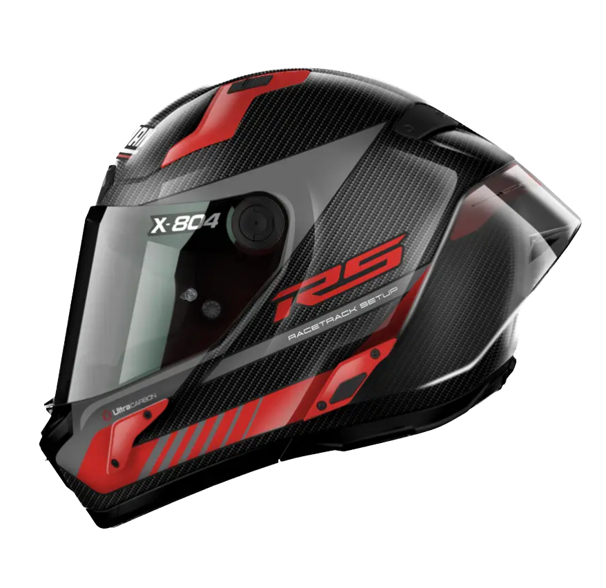 Nolan X-804 RS ULTRA CARBON RED HOT LAP