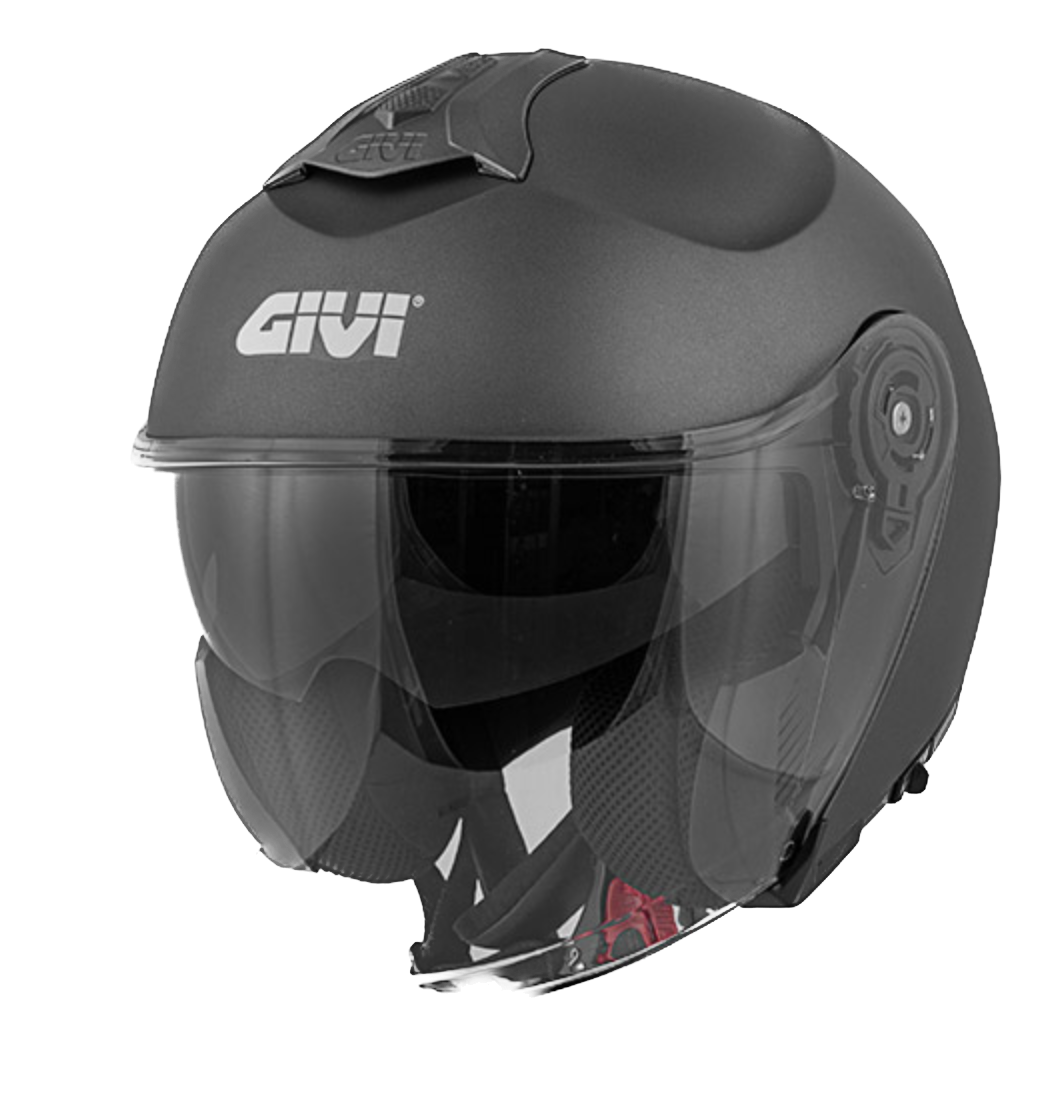 GIVI, X22, Casco Jet Con Doppia Visiera - TITANIUM