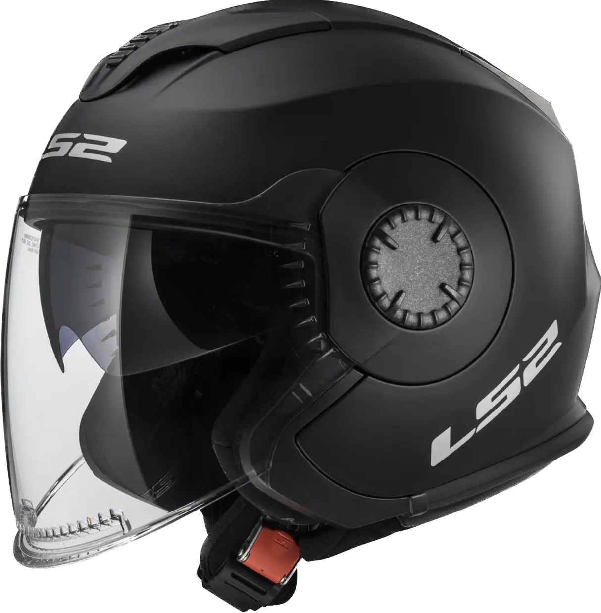 LS2 Verso, Casco Jet Con Doppia Visiera - NERO OPACO
