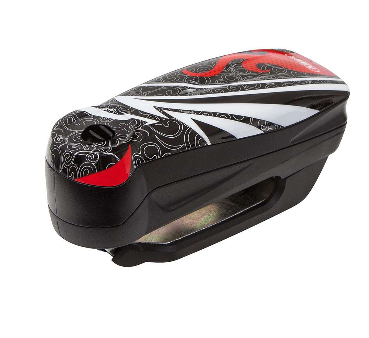 ABUS Detecto 7000 RS1 Flame BK – Bloccadisco Moto con Allarme
