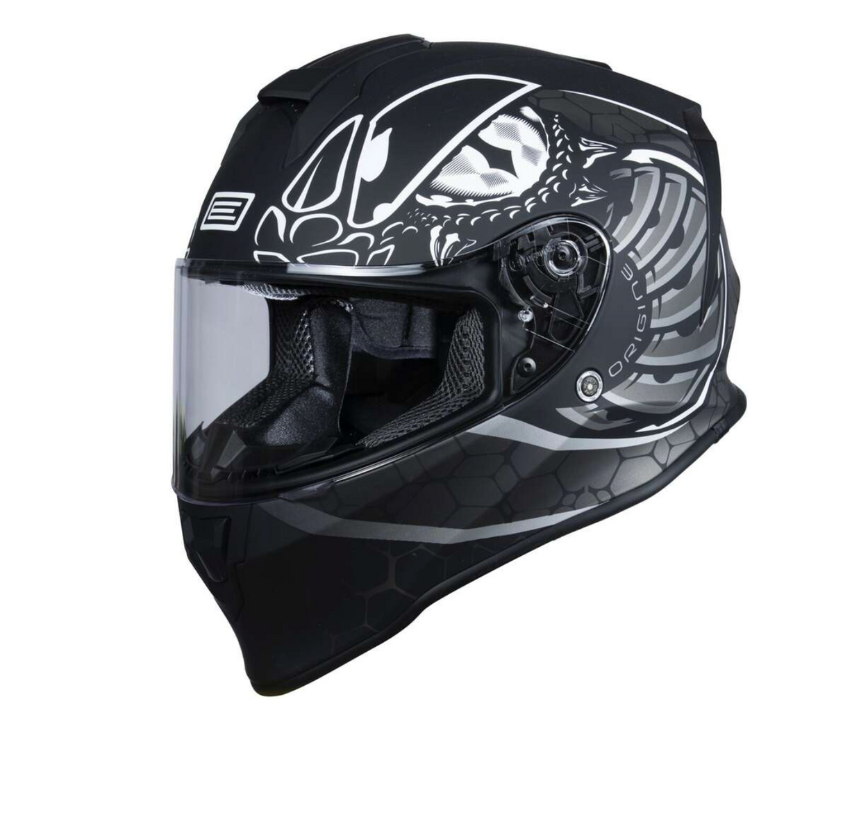 Origine, Casco Integrale Bambino Dinamo Kids - FIGHTER TITANIUM BLACK MATT