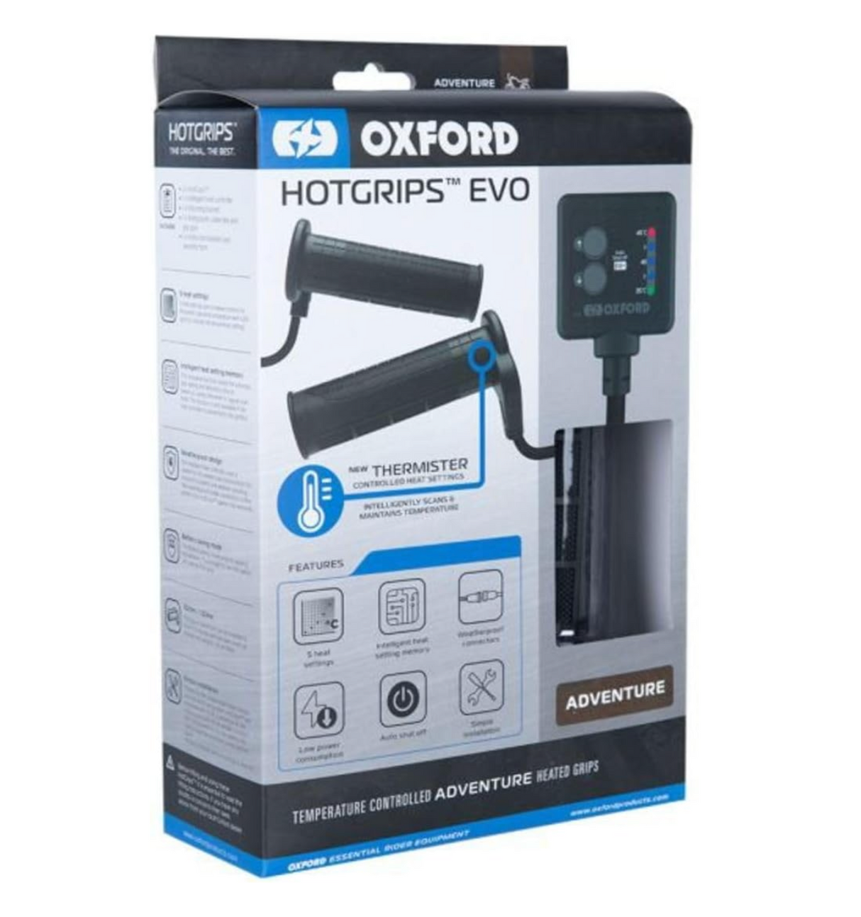 OXFORD, Hotgrips Evo Manopole Riscaldate