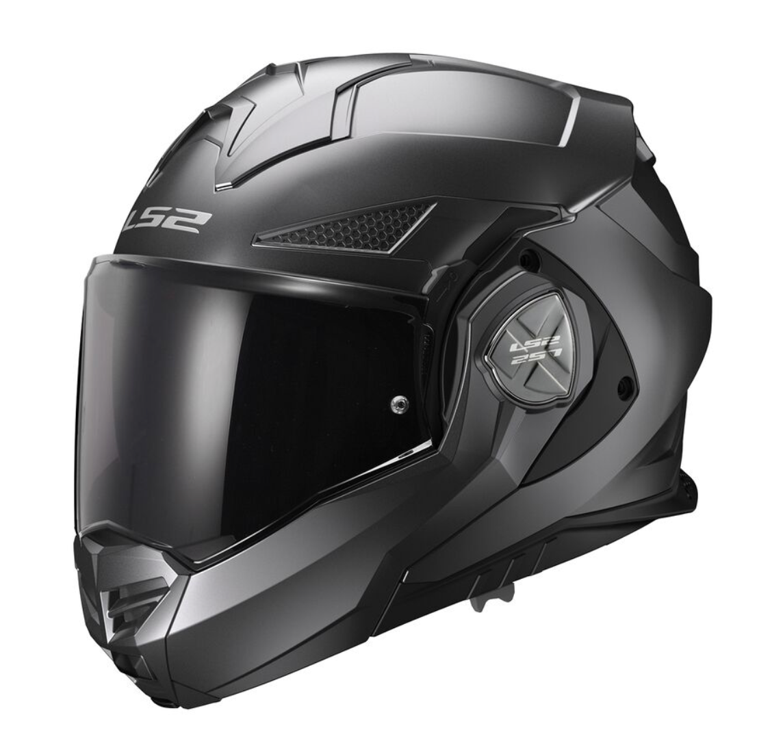 LS2 FF901 Advant X SOLID MATT TITANIUM – Casco Ribaltabile Moto Doppia Omologazione ECE 22.06