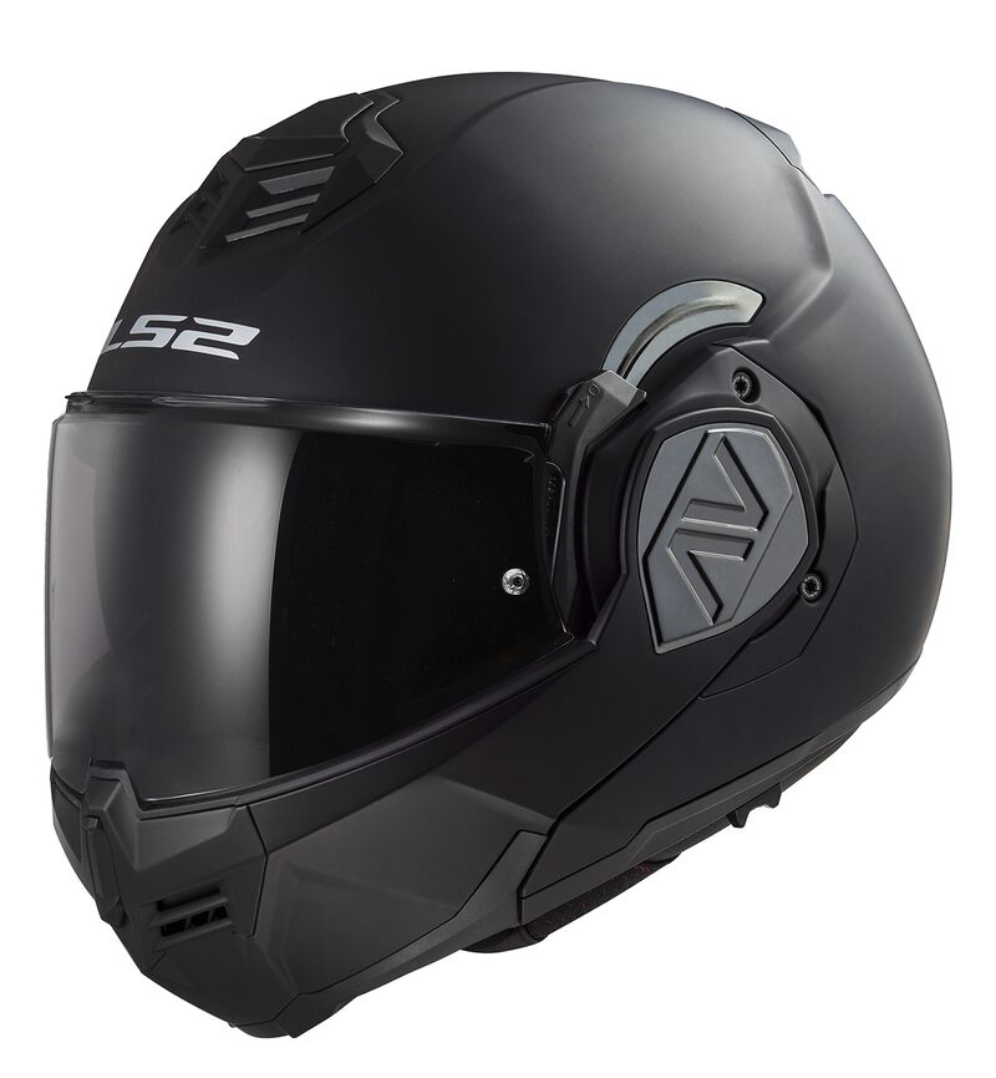 LS2 FF906 Advant NERO – Casco Ribaltabile Moto Doppia Omologazione ECE 22.06
